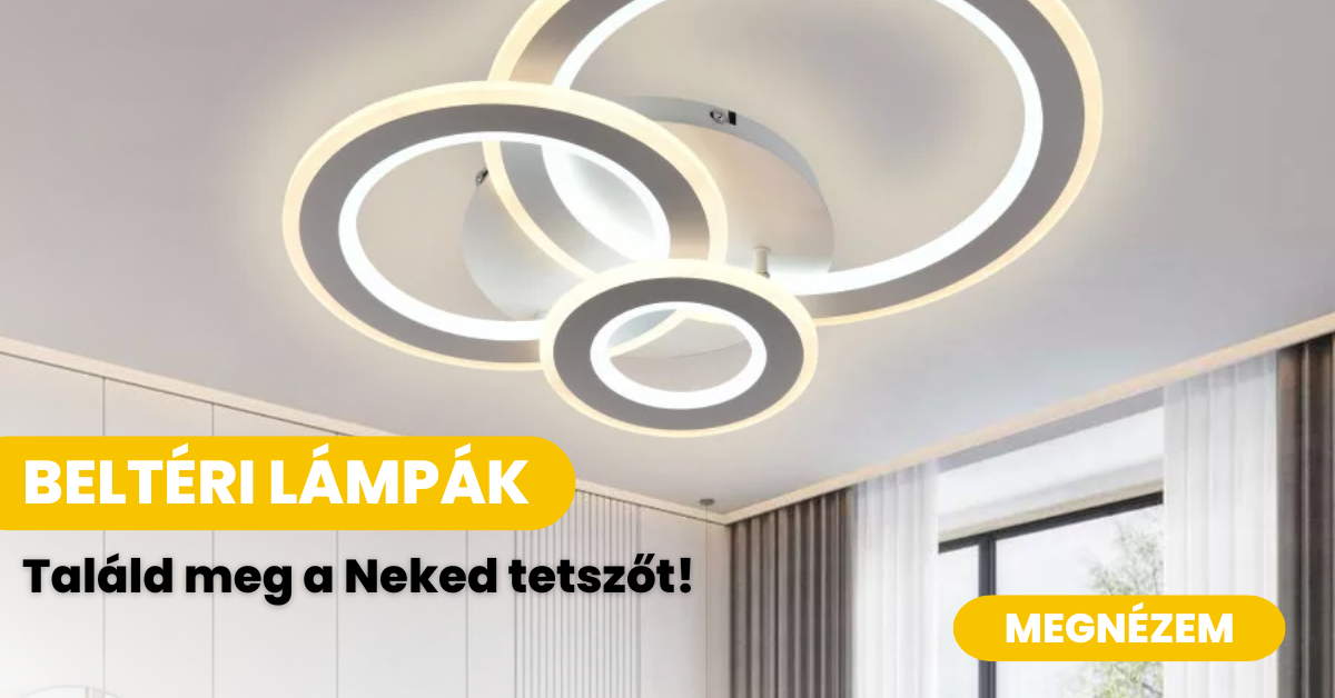 Beltéri lámpák óriási választéka