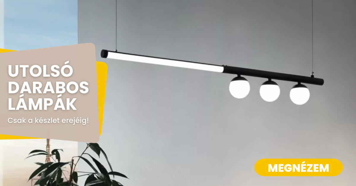 Utolsó darabok kiárusítása!
