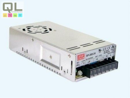 Tápegység IP40 12V 200W PFC szűrővel SP-200-12