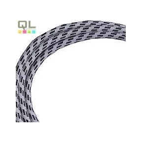   vasalókábel 3x0,75 O KEREK textil bevonat fekete-fehér mintás 29FMTK315T