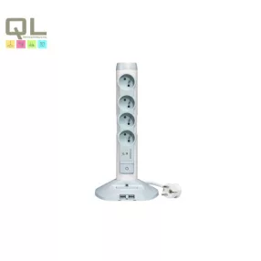   energiaoszlop 4-es 2xUSB aljzat 1xmicroUSB dokkoló 2m vezeték 694614