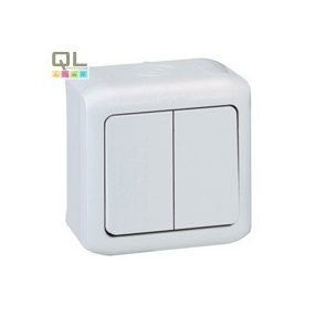   FORIX IP44 FALON KÍVÜLI CSILLÁRKAPCSOLÓ 250V FEHÉR 782362