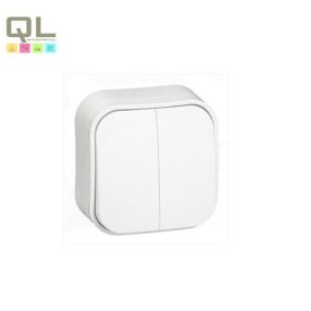   FORIX IP20 FALON KÍVÜLI KETTŐS EGYPÓLUSÚ KAPCSOLÓ 250V FEHÉR 782402