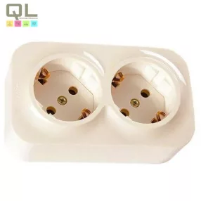   FORIX IP20 FK 2X2P+F ALJZAT 16A 45°-BAN ELFORG. BÉZS 782443