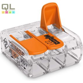 WAGO vezeték összekötő, oldható karos 221-413