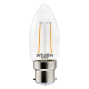 Sylvania ToLEDo RT Candle V5 CL 250LM 827 B22 SL 0029370