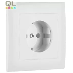   EFAPEL 90903_TBR Fedlap kerettel Schuko csatlakozóaljzathoz, gyerekzáras fehér