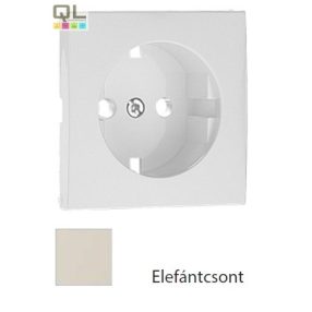 EFAPEL 90631_TMF Fedlap SCHUKO aljzathoz Elefántcsont