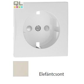   EFAPEL 90632_TMF Gyerekzáras Fedlap SCHUKO aljhoz, elefántcsont