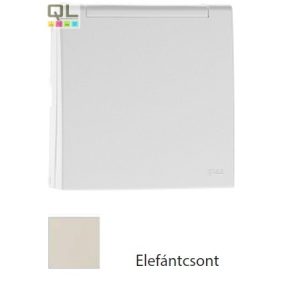   EFAPEL 90634_TMF Gyerekzáras Fedlap SCHUKO aljzat IP44, elefántcsont