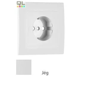   EFAPEL 90902_TGE Fedlap kerettel Schuko csatlakozóaljzathoz jég