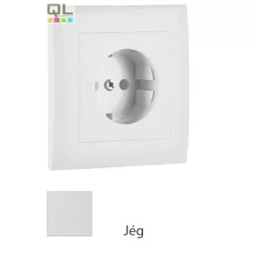   EFAPEL 90903_TGE Fedlap kerettel Schuko csatlakozóaljzathoz, gyerekzáras jég