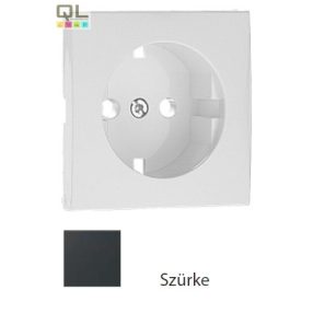 EFAPEL 90631_TIS Fedlap SCHUKO aljzathoz, szürke