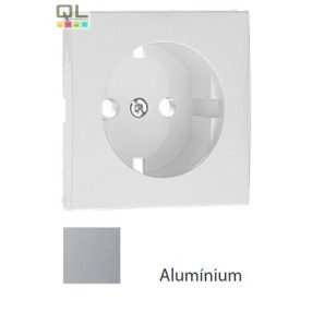 EFAPEL 90631_TAL Fedlap SCHUKO aljzathoz, alumínium