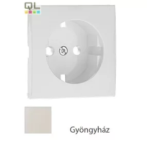 EFAPEL 90631_TPE Fedlap SCHUKO aljzathoz, gyöngyház