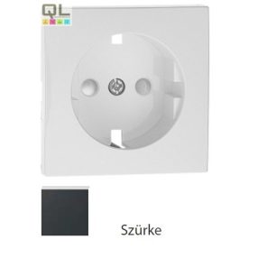 EFAPEL 90632_TIS Gyerekzáras Fedlap SCHUKO aljhoz, szürke