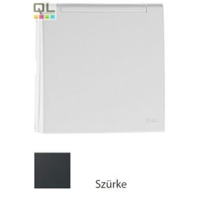   EFAPEL 90634_TIS Gyerekzáras Fedlap SCHUKO aljzat IP44, szürke