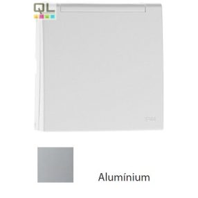   EFAPEL 90634_TAL Gyerekzáras Fedlap SCHUKO aljzat IP44, alumínium