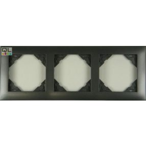 EFAPEL 90930_TIS AQUARELLA Hármas keret, szürke