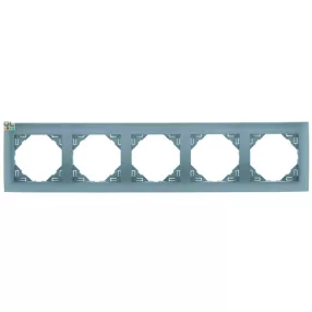 EFAPEL 90950_TAL AQUARELLA Ötös keret, alumínium