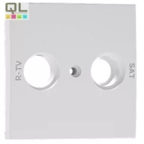 EFAPEL 90686_TBR Fedlap R+TV+SAT csatlakozóhoz. fehér