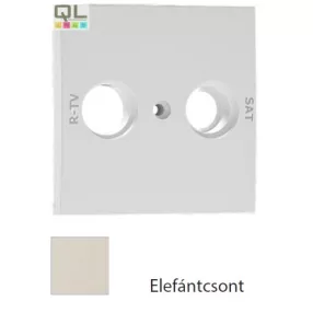   EFAPEL 90686_TMF Fedlap TV-R-SAT csatlakozóhoz. Elefántcsont
