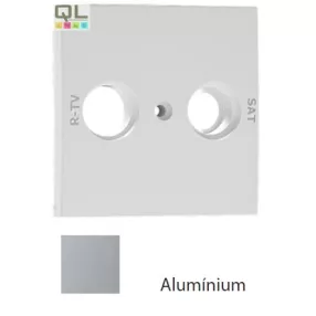 EFAPEL 90686_TAL Fedlap R-TV/SAT csatlakozóhoz, alumínium