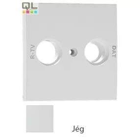 EFAPEL 90687_TGE Fedlap R+TV/DAT csatlakozóhoz jég