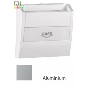 EFAPEL 90731_TAL Fedlap hotelkártya-olvasóhoz alumínium