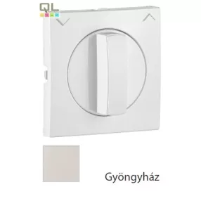   EFAPEL 90761_TPE Fedlap forgócsapos nyomógombhoz, fel/le jellel gyöngyház