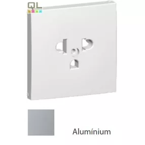   EFAPEL 90841_TAL Fedlap csatlakozóaljzathoz EURO-USA típus alumínium