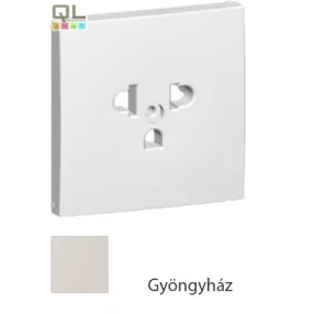   EFAPEL 90841_TPE Fedlap csatlakozóaljzathoz EURO-USA típus gyöngyház