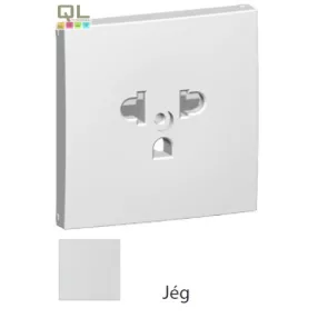   EFAPEL 90842_TGE Fedlap csatlakozóaljzathoz, gyerekzáras EURO-USA_Típus jég