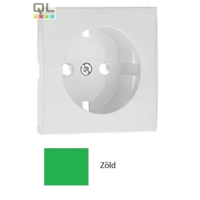 EFAPEL 90631_TVD Fedlap SCHUKO aljzathoz, zöld