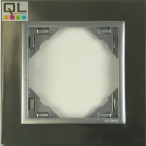 EFAPEL 90910_TIA METALLO Egyes keret, inox/alumínium