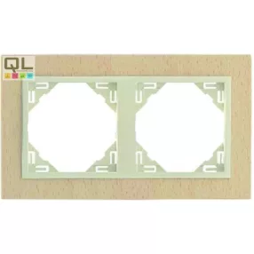 EFAPEL 90920_TFP ARBORE Kettes keret, bükk/gyöngyház