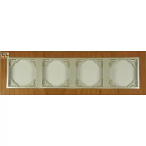   EFAPEL 90940_TJP ARBORE Négyes keret, cseresznye/gyöngyház