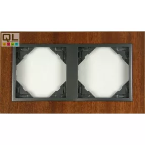 EFAPEL 90920_TMS ARBORE Kettes keret, mahagóni/szürke