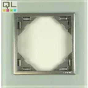 EFAPEL 90910_TCA Crystal Egyes keret, kristály/alumínium