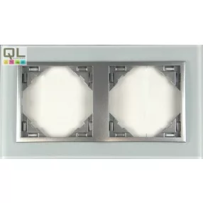 EFAPEL 90920_TCA Crystal Kettes keret, kristály/alumínium