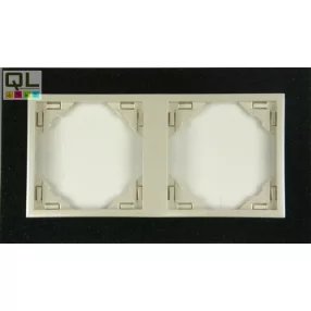 EFAPEL 90920_TGP PETRA Kettes keret, gránit/gyöngyház