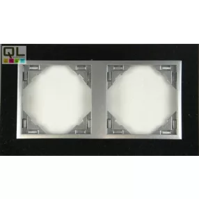 EFAPEL 90920_TGA PETRA Kettes keret, gránit/alumínium