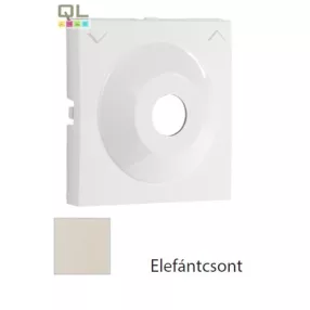 EFAPEL 90351_TMF Fedlap kulcsos kapcsolóhoz, elefántcsont