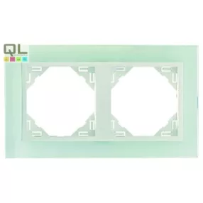 EFAPEL 90920_TCG Crystal Kettes keret, kristály/jég