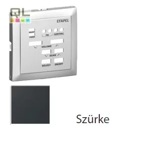 EFAPEL 90703_TIS Fedlap 21373 vezérlőegységhez szürke