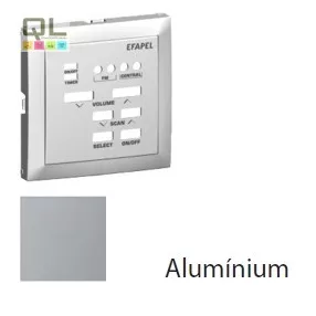 EFAPEL 90703_TAL Fedlap 21373 vezérlőegységhez alumínium