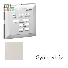   EFAPEL 90703_TPE Fedlap 21373 vezérlőegységhez gyöngyház