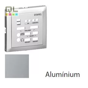 EFAPEL 90707_TAL Fedlap 21377 vevőegységhez alumínium