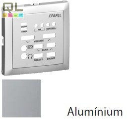 EFAPEL 90707_TAL Fedlap 21377 vevőegységhez alumínium