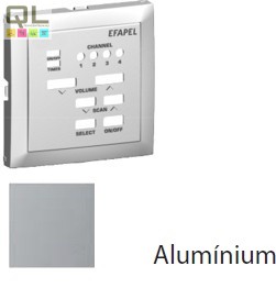 EFAPEL 90708_TAL Fedlap 21378 vezérlőegységhez alumínium